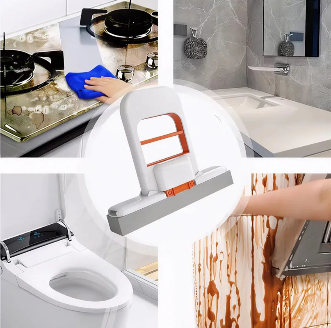 Hands-Free Mini Mop Powerful Stain Remover | Highly Absorbent Sponge Cleaner