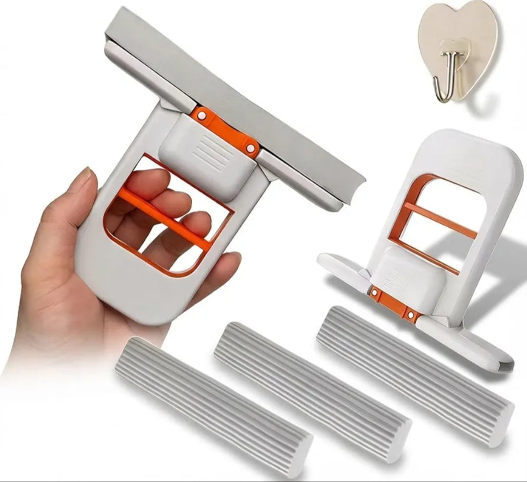 Hands-Free Mini Mop Powerful Stain Remover | Highly Absorbent Sponge Cleaner